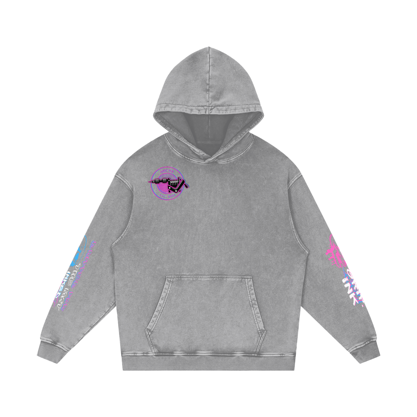 DREAMER Snow Washed Loose Cotton Hoodie