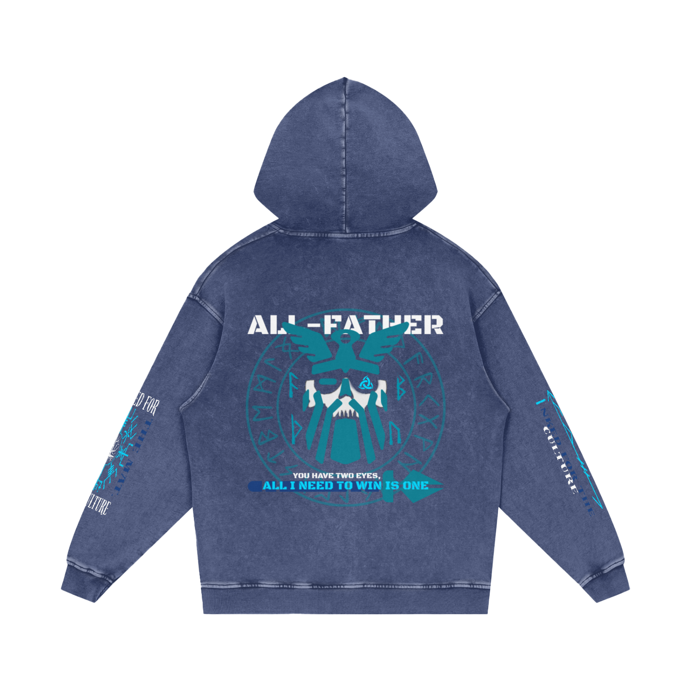ALL-FATHER Snow Washed Loose Cotton Hoodie