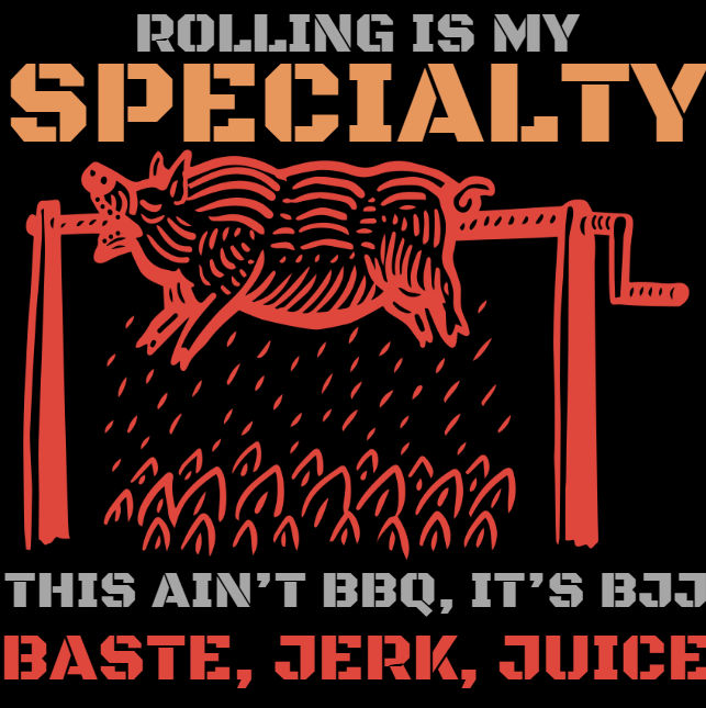 BBQ? NO BJJ T-Shirt