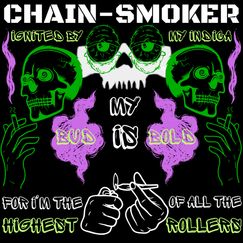 CHAIN-SMOKER Regular T-Shirt