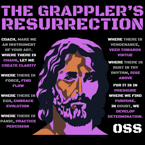 THE GRAPPLER'S RESSURECTION Performance T-Shirt