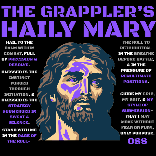 THE GRAPPLER'S HAIL MARY Performance T-Shirt