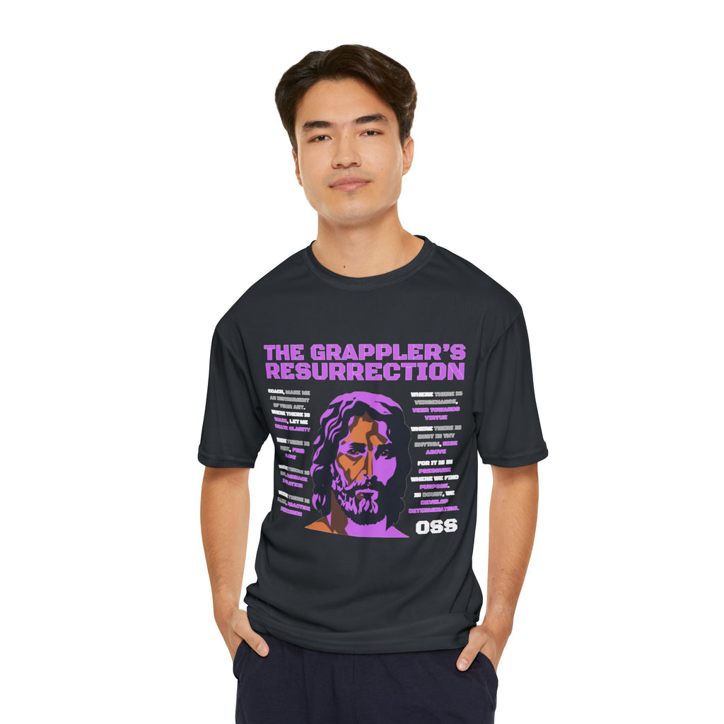 THE GRAPPLER'S RESSURECTION Performance T-Shirt