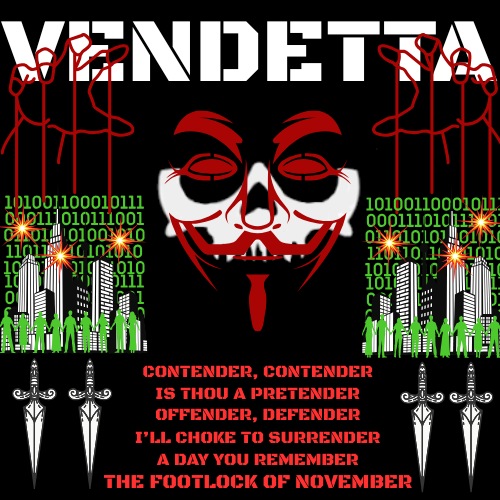 VENDETTA BJJ DESIGN REGULAR T-SHIRT