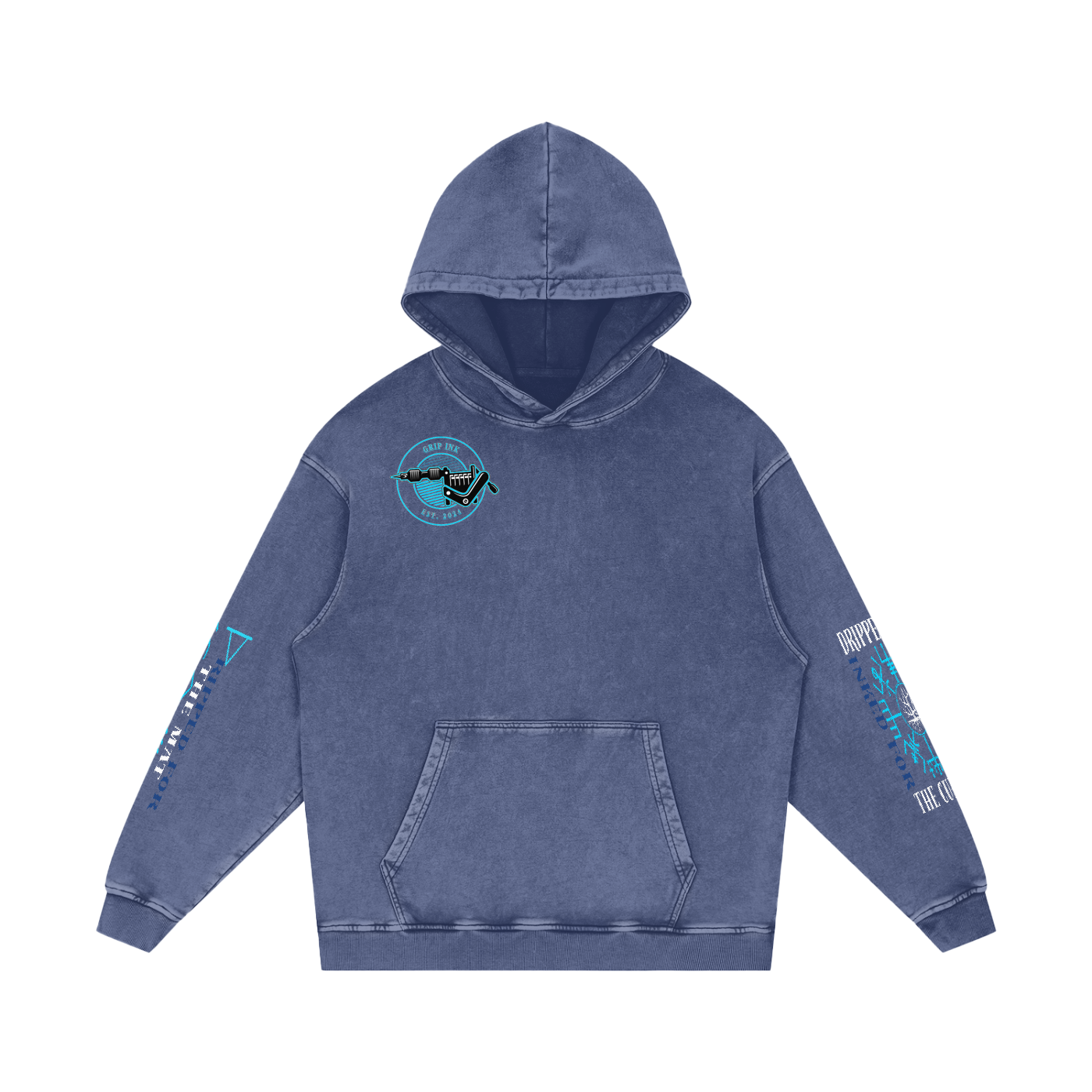 ALL-FATHER Snow Washed Loose Cotton Hoodie