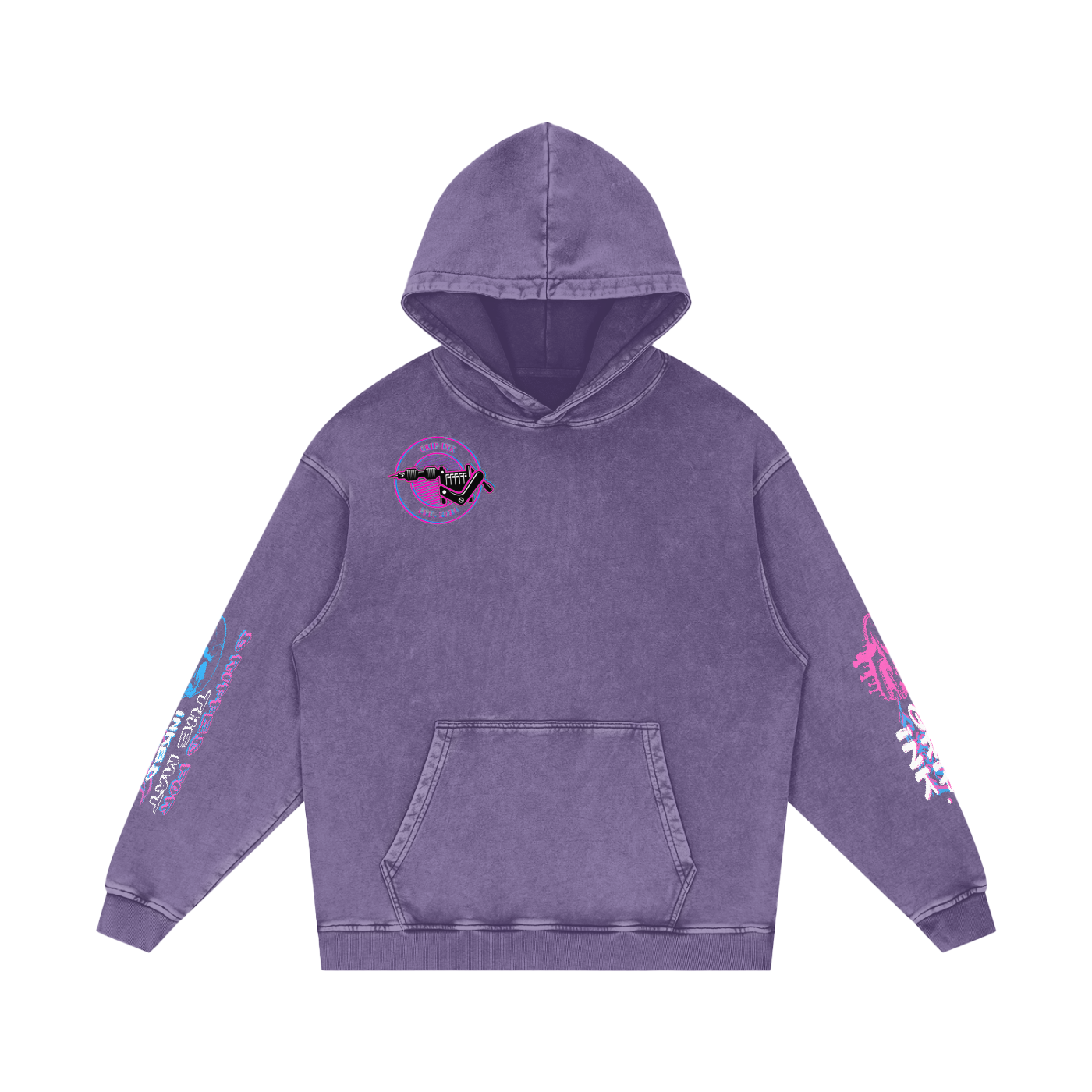 DREAMER Snow Washed Loose Cotton Hoodie