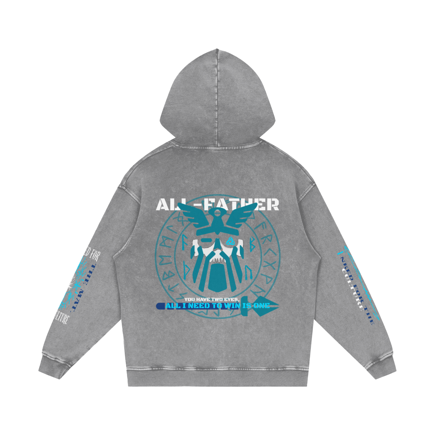 ALL-FATHER Snow Washed Loose Cotton Hoodie