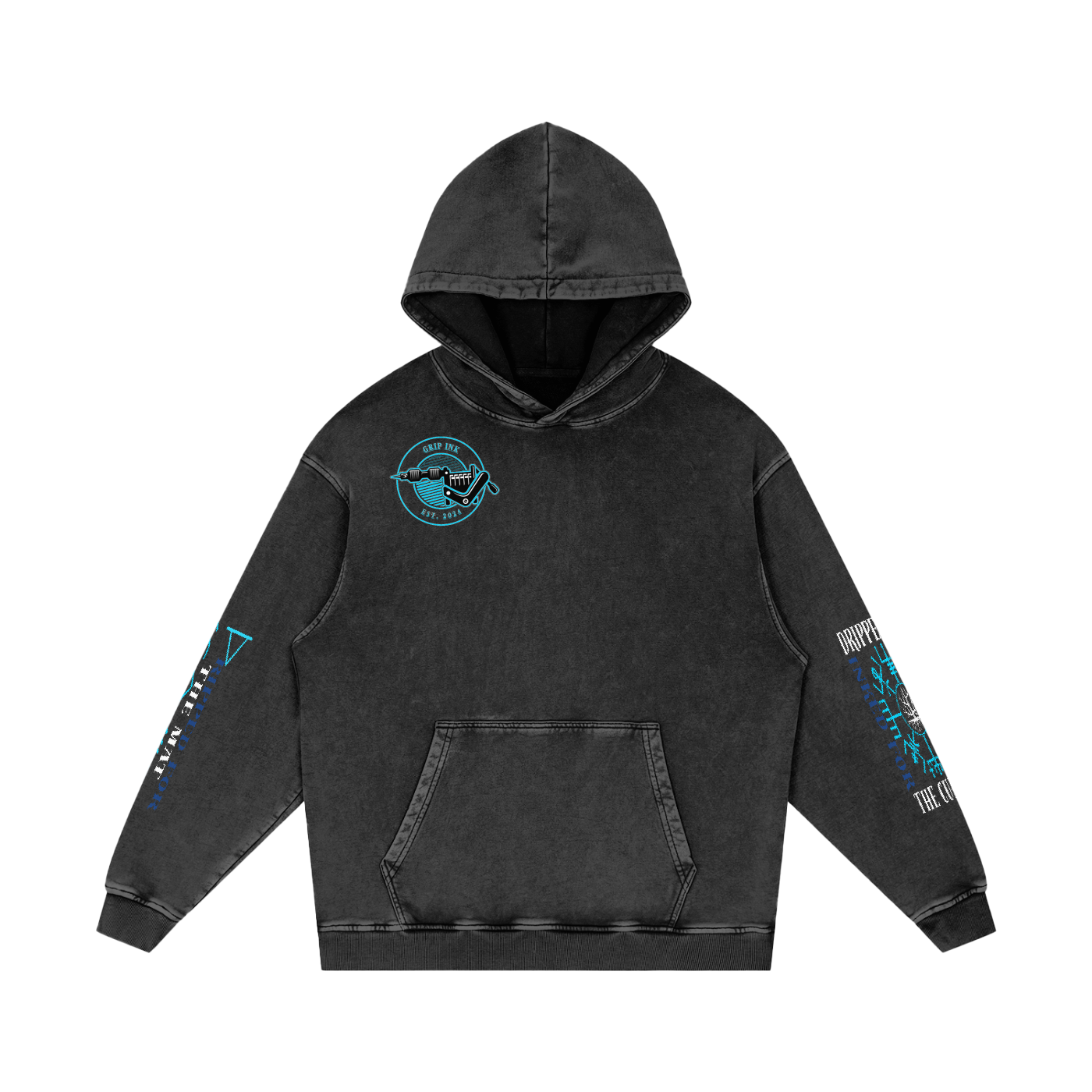 ALL-FATHER Snow Washed Loose Cotton Hoodie